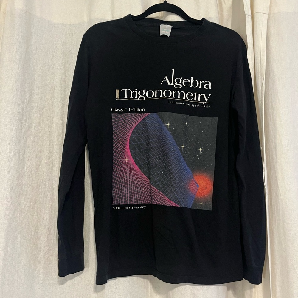 Publicspace “Algebra and Trigonometry” long sleeve tee unisex M
